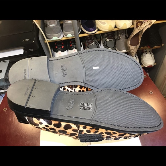 Coach Putnam Loafer Leopard Print Real Calf Hair. - Picture 12 of 14